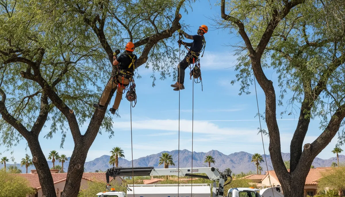 Professional tree removal service in Phoenix AZ by certified arborists