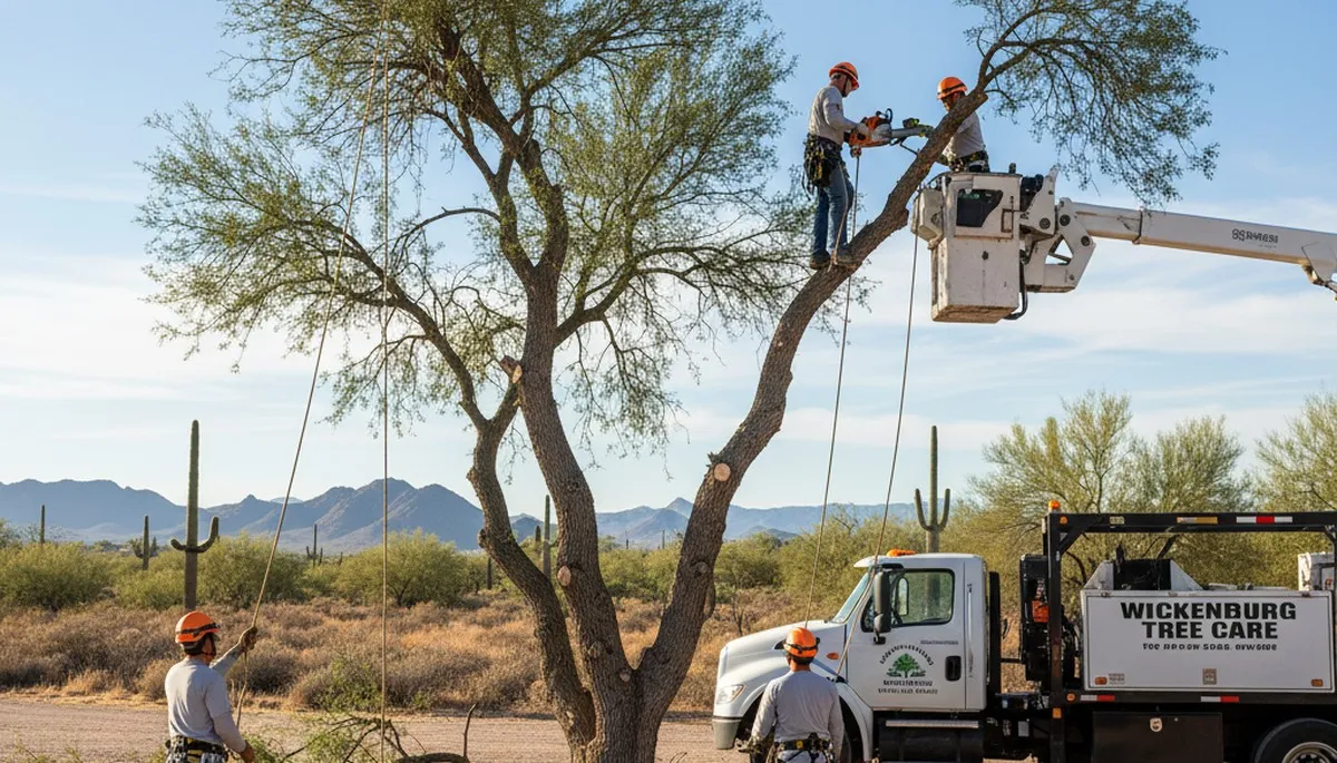 Professional tree removal service in Phoenix, AZ by certified arborists